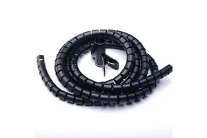 High Quality Wire Sleeves Spiral Wrapping PE Pipe Self-adhesive Wire and Office Cable Management