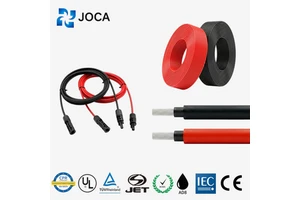XLPO UV Resistance Stranded Tinned Copper DC Solar Cables 4mm/6mm/10mm Twin Core IP68 for Solar Panel