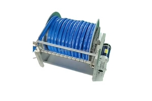 Heavy Duty Offshore Marine Maritime Stainlsee Steel Motorized Hose Reels Mooring Rope Spring Driven System Rewinder Cable Reel