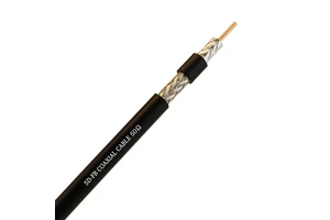 Coaxial Cable 50 Ohm 5D-FB 1.8mm CCA FPE Al Foil 60-90% Al Braiding PE Jacket