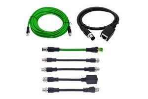 Ethernet Cable M12 to RJ45 for Industrial Applications 4 Pin M12 D Code to RJ45 Shielded CAT5e Green M12 Cable