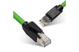 Liansu Linksup High Flexible 0.5-90m Double Shielded Cat6A Cable Industrial Ethernet Robot Towline Network Cable