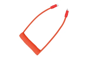 2026 New Aluminum Alloy Spiral Curly Liquid Silicone Type C PD60W 100W USB-C Data Cable Spring Coiled Wire Charging Cable for 16
