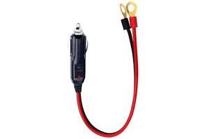 Cigarette Male Lighter to O Ring Terminal Harness Extension Cable for Car Inverter Air Pump Sprayer Compressor and DIY