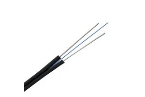 Indoor GJXH Flat Drop Cable 1/2/4 Core Bend Insensitive Fiber Dual Reinforcement LSZH Jacket For FTTH FTTX Last Mile Wiring