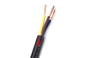 H03VV-F Battery Cable Flexible Power Cord 3 Core 0.5mm 0.75mm PVC Jacket Electrical Cable