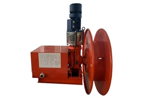Stable Quality Strong Steel Crane Motor Coupling Cable Reel with 6 Outlets As Male Stripped Female Ends