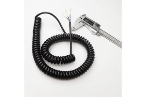 Kawat Kabel Pegas PU 3 Core 22 Awg Stretch 1 2 3 4 5 6 7 8 9 10 11 12 13 14 15 Meter Kawat Teleskopi Spiral