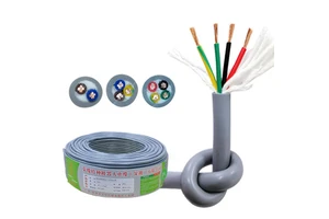 Factory Supply TRVV Multicore Special PVC Drag Chain Cable for Robot Electronics CNC Cable Flexible Cable