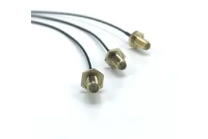 Custom OEM ODM RF Coaxial RP-SMA ST Jack Waterproof MHF4L 50ohm Gold Plated Cable Assembly Data Communication Network