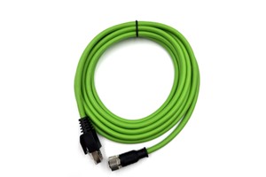 M12 4Pin a Code to RJ45 Industrial Network Gigabit Ethernet Cable High Flexibility Waterproof Shielded Drag Chain Cable