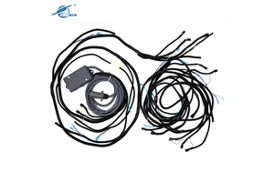 Customized 7 Pin Way Round Tractor Transport Trailers Plug Cable Assembly Wire Harness Kit