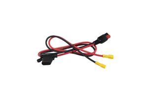 10Awg 30A 0.5m Motorcycle Battery Cable 12V 2pin 50A Plug Quick Connector to 6.3mm Crimp Terminals Car Power Battery Cable
