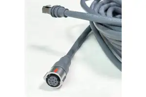 IP67 Waterproof M12 8Pin X-Code to RJ45 Ethernet Cable for Industrial Camera