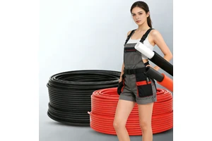 Pure Copper Solar Cable 6mm2 4mm2 Single Core PV Cable Tinned Copper Wire for Solar Power System