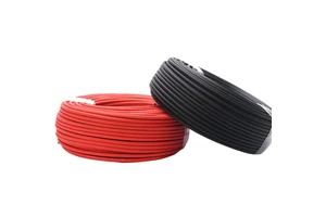 TUV Approval Red Black Battery DC 4MM2 6MM2 10MM2 16MM2 PV Solar Power Cable Wire for Solar Panel