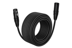 Mindpure Professional Balanced XLR Mic Cable OFC HiFi 3 Pin Audio Cable Low Noise XLR Male to Female for Studio Mixer Speaker