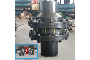 High Precision Steel Flexible Plum Jaw Coupling Flange Type Shaft Connector OEM Servo Motor CNC Machine Power Transmission 100