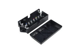High Quality ATV UTV Trailer Cable Connector Box Waterproof 7 Way Rv Trailer Wiring Junction Box