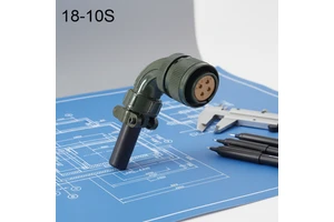 IP67 Protection Japan Original Encoder Plug 18-10S 20-29S 22-22S 20-4S 20-15S Servo Motor Connector for Fanuc Mitsubishi Yaskawa