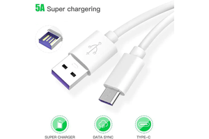 HXT Hot Sale 5A USB Type-C Cable Camera Mobile Phone Computer-Fast Charging Data Transfer Pure Copper Conductor Braid Shielding