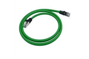 RJ45 Pre-Terminated Cable Carrier Industrial Ethernet Cable 6A/7 Network Patch Cords Black/Green Dedicated Gigabit Networks