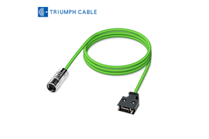 Industrial Communication Cable V90 Signal Cable Pre-Assembled 6fx3002-2ct12 Servo Encoder Cable Suitable for Siemens