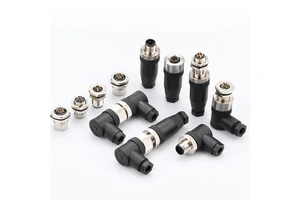M23 Servo Motor Connector, 6-19 Pin, Male/Female, IP67/IP68, Field-Wireable, High Current Metal Plug for Industrial Use