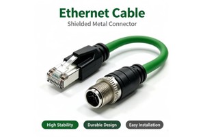 XINYING Industrial Aviation Network Cable M12 RJ45 8-core X-type Male Ethernet Connector Plug IP67 Outdoor Factory Automation