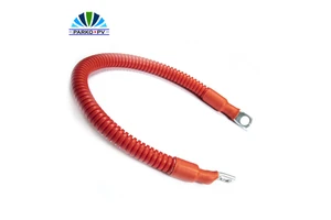 Electric Vehicle Charging Shielded Solar Battery Cable 35mm High Current 120A PVC Customizable Length Extension Power Cord