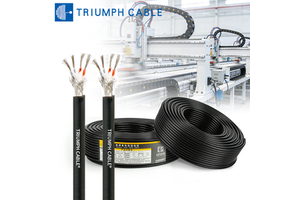 Custom High Flex Servo Cable Supplier Oil Resistant PUR Braid Shielding Data Cables Robotic Arm Cable Low Voltage Power Cable