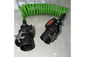 New 7 Core Heavy Duty Trailer Coil Wire Connectors 7 Way Trailer Cable with 28T Max Payload for Truck Auto Parts