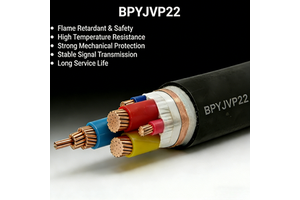 Copper Core XLPE Insulated PVC Sheathed Shielded VFD Cable 0.6/1kV for Industrial Electrical Equipment Inverter Motor System