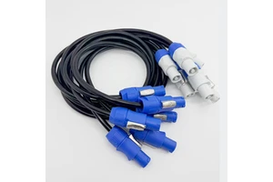 Factory Direct Sale Stage Light Power Cord Cable 3-core Pure Copper PowerCON Cable for Audio Equipment Stage Lighting LED Screen