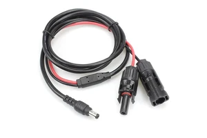 Custom Solar Panel Charging Cable Male Female to DC 5.5x2.1mm Male Connector with Weatherproof for Solar Battery Off-Grid System