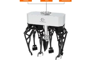 Heavy-Duty 120kg Load 460mm Stroke Electric Claw Robot Servo Gripper Gearbox Bearing PLC Collaborative Robots (24V 48W High