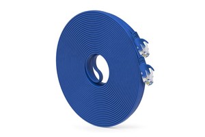 UTP STP Industrial Cat5 Cat5e Cat6 Cat7 Flat RJ45 Patch Cord Network Lan Ethernet Extension Cable for Router