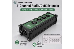 Audio DMX 4 Channel 3 Pin XLR Cable Rj45 Breakout Multi Network Stage Sound Lighting Ethercon Cable Extender Connectors