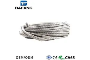 Stainless Steel Cables For Balustrades Ss304 Ss316 Wire Rope 7*19 7*7 6*19 6*36 1*19 With Various Sizes For Fishing Sea Marine