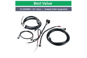 Trailer Wiring Harness Marine & Computer Use TS16949 Quality Flame Retardant PVC Insulated 12AWG 6 Pin Single Conductor 220V