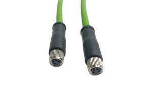 XIN YING M8 Industrial Ethernet Cable 4-Core D-Type Encoded Aviation Cross-Border High Flexibility Drag Chain Sensor Connector