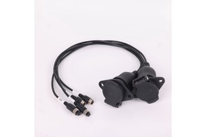 Manufacturers Wholesale Waterproof Plastic 7-Core Vehicle Accessories Cable Spiral Coiled Cables