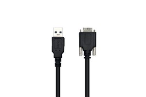 2M USB A 3.0 to Micro USB Connector with Double Screw Cable Micro B Data Cable for Industrial Camera