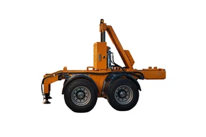 Stainless Steel Fiber Optic Cable Drum Trailer Full Hydraulic Reel 4 TONS Winch Power Construction Professional CP FHCDT4 Turkey