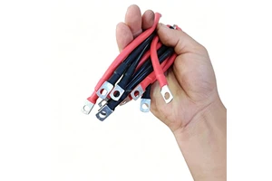 Factory Custom Assembly 25mm Battery Connection Power Cable Wire with Battery Terminal Connector
