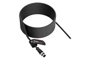 Cable Factory M12 A-Code 8 Pin Male Open End Power I/O Cable Cat6a High-Flex Shielded IP67 Weatherproof 10m Cognex Keyence