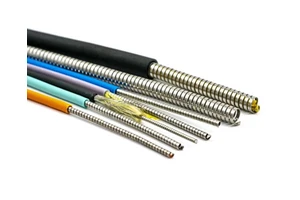 Indoor Simplex Armored Cable De Fibra Optica Cable Spiral Armored 2 4 6 8 12 Core 657A Fiber Cable