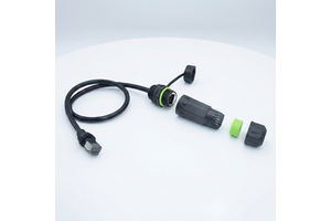 IP68 M20 Waterproof Ethernet Connector Starlink V3 to CAT6 RJ45 Pigtail Cable Adapter Reliable Outdoor Industrial Nylon PA66
