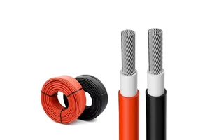 Solar Cable Copper XLPO Insulation 12 AWG 1.5kv Rated Voltage for Solar Panel 1x4mm