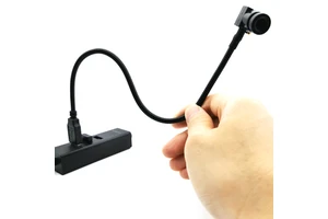 3.6MM Distortionless Lens Aspect Flipped Flexible USB Cable OV2710 Low Lux 15x15mm Super Micro USB Camera With Microphone